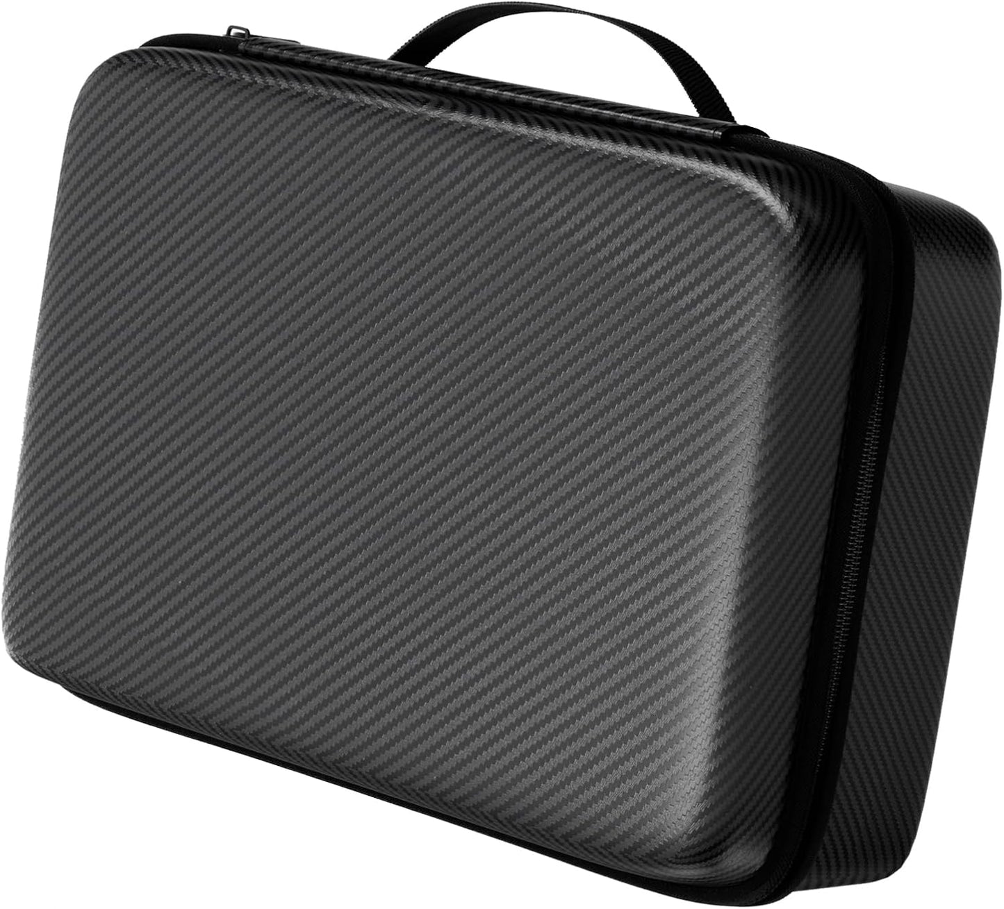 Skiennix Travel Sunglasses Organizer - Hard Shell Eyeglass Case with Adjustable Slots for Multiple Pairs