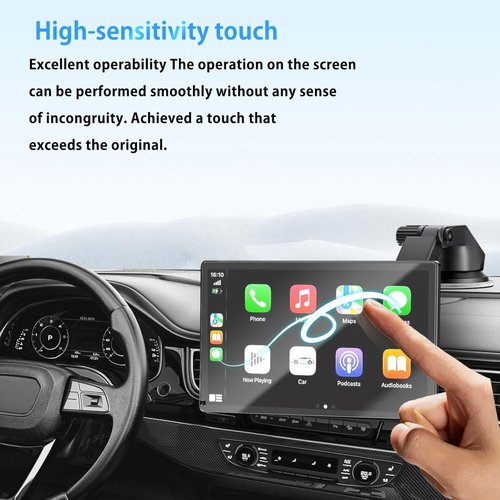 NOUKAJU Screen Protector for HAUXIY Q9S Carplay - HD Protective Film, 6H Hardness, Anti-Fingerprint, 9-Inch