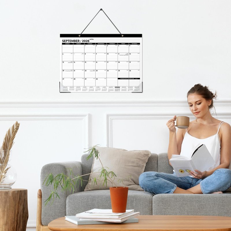Desk Calendar 2026-2027 - JUL. 2026 - DEC 2027, 18 Months Large Desk Calendar 2026-2027, 17" x 12", Desk Pad, Large Ruled Blocks, to-do List & Notes, Best Desk/Wall Calendar for Planning or Organizing