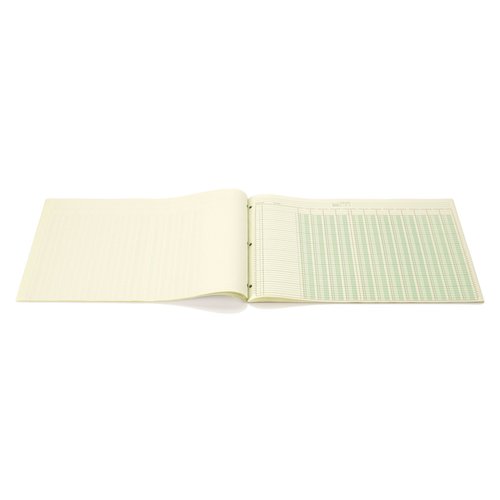 Wilson Jones Columnar Pad, ColumnWrite, 11" x 16-3/8 , 12 Columns, 50 Sheets per Pad (WG7212A), Green