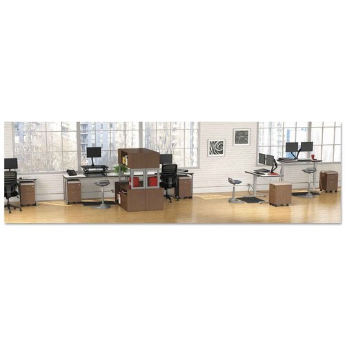 Alera ALEAE23AFM AdaptivErgo 24 in. x 36 in. Anti-Fatigue Mat - Black