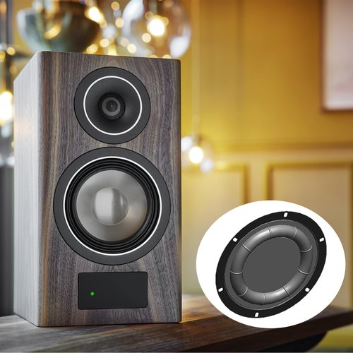 Gnbzxce 6.5in/8in Loudspeaker Subwoofer Diaphragm Woofer Radiator Bass Passive Horn for Music Enthusiasts
