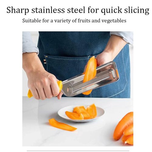 2025 New Stainless Steel Shredder Knife,304 Stainless Steel Cabbage Shredder,Multifunctional Shredders Knife For Vegetabless,Non-Slip Base,Double Blade,Easy To Use (Black)