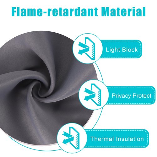 PJT 8 × 36IN Thick Classroom Door Window Cover,100% Blackout Classroom Window Cover Lockdown,Sunlight Privacy Door Curtain,Blackout Lockdown Shade