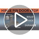 KOVOSCH 2 Pack Satin Nickel Adjustable Heavy Duty Hinge Pin Door Stopper