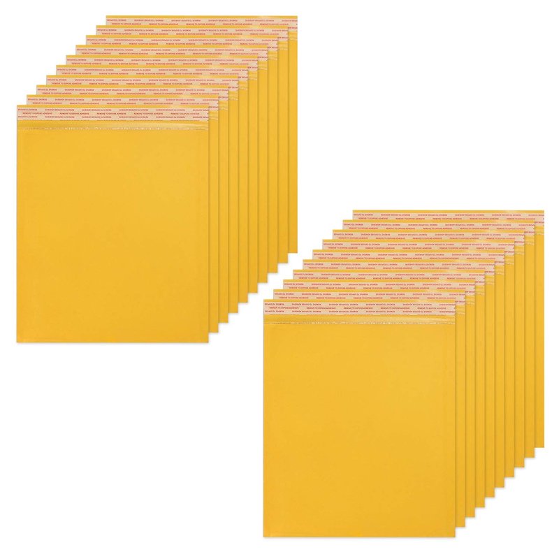 Acrux7 Bubble Mailers 10x13 Inch - 25 Pack Mailing Envelopes Bubble Padded - Self Seal Padded Envelopes for Shipping and Packaging, Safely Ship Books