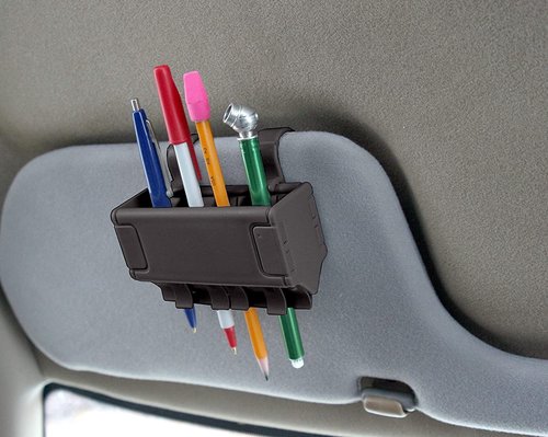 Easy To Use Products Pen Grip, Pencil Holder in Black (2 Pack)