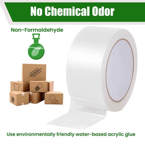 Lichamp Clear Packing Tape, 24 Rolls Heavy Duty Packaging Tape Refill for Moving Boxes, Mail Shipping Supplies, 1.88 inch x 55 Yard x 2.6 mil, A224TP