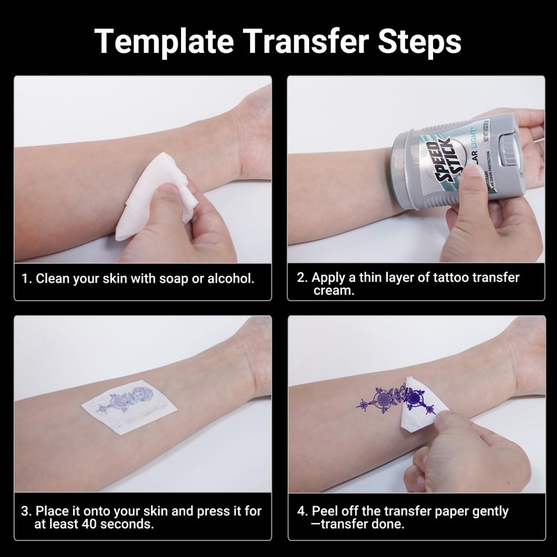 ORGBRO Tattoo Stencil Printer, X8 Thermal Tattoo Transfer Printer with 30pcs Transfer Paper, A4/A5/A6 3-in-1 Wireless Tattoo Machine for Tattoo Artists & Beginners, Compatible with Phone/Tablet/PC
