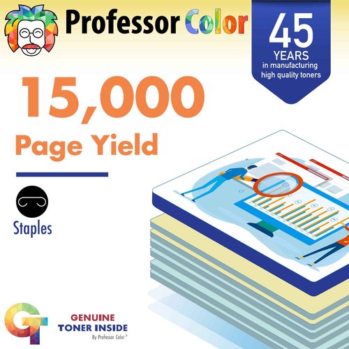 Professor Color 008R13041 OEM Replacement Staple cartridges for Xerox (5,000 Staples x3). for use in Xerox D95A, D110, D125, D136, C60, C70, 550, 560, 7755, 7765, 7775, 242, 252, C9065.