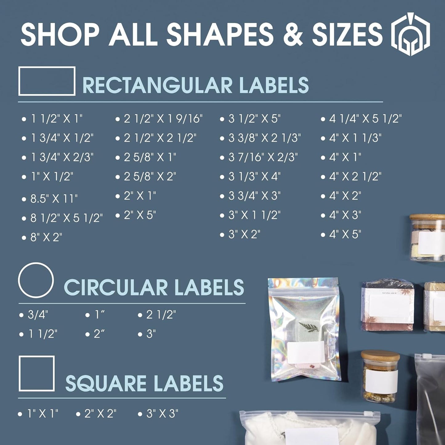 Spartan Industrial Printable Address Labels - 3" x 1.5" Matte White Stickers (500 Sheets, 7000 Labels) for Laser & Inkjet Printers