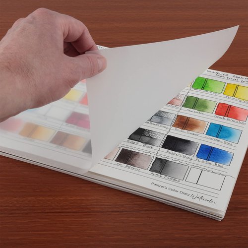 HG Art Concepts Painters Color Diary - 9x12 140lb Spiral-Bound Acid-Free Color Swatch Book with 10 Pages for Watercolor & Mixed Media - 2 Pack