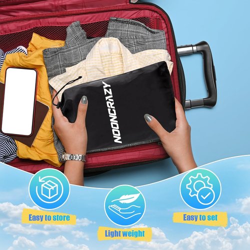 **Airplane Foot Hammock - Portable Foot Rest with Adjustable Strap & Thick Foam for Travel Comfort**