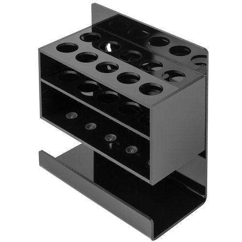 MyGift Dry Erase Marker Holder 10 Slots Whiteboard Marker Holder for Wall Dry Erase Eraser Holder Wall Mount Black