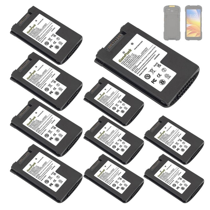 10-Pack TC78 Scanner Battery,BT-000442 for Zebra TC53 TC58 TC73 TC78 TC58E TC58AE TC5301 BTRY-NGTC5TC7-44MA-01 BT-000442-00 Barcode Scanner 4680mAh/3.85v Lithium-ion
