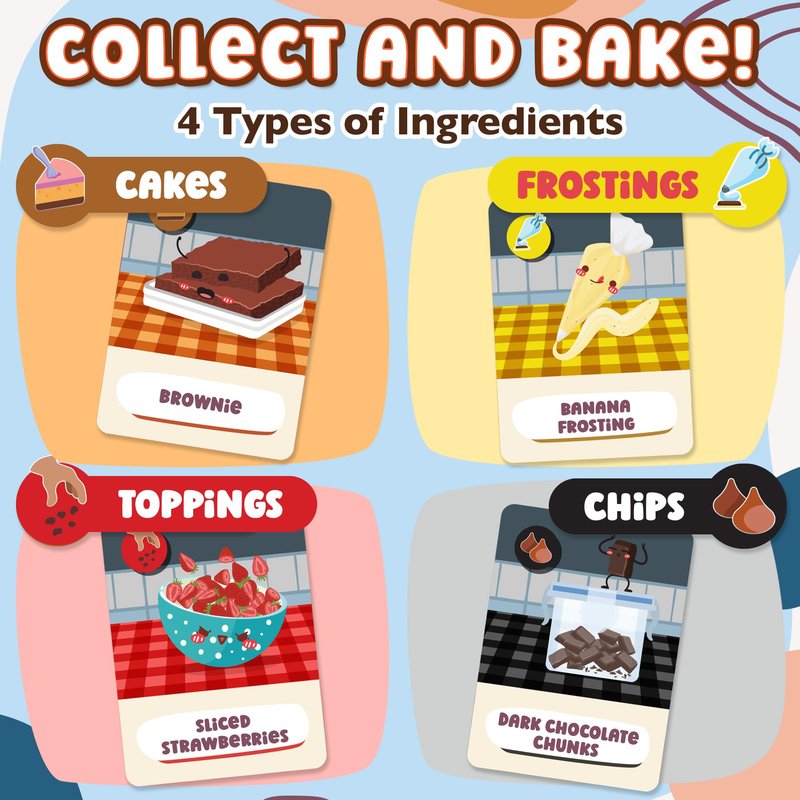 Secret Recipes - Go Fish-Style Strategy Card Game - for Kids, Teens, and Adults - Ages 8+, 2-5 Players