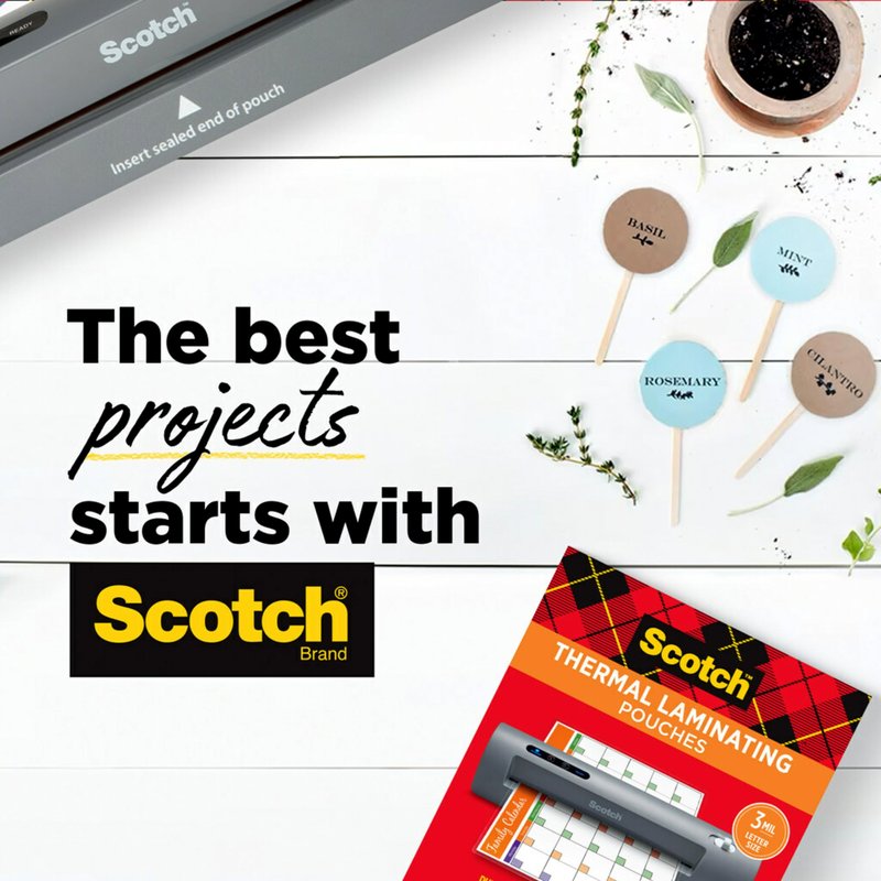 Scotch dry erase Thermal Laminating Pouches, 50-Pack, Works with Dry Erase Markers, Reuseable Worksheets, Calendars, Checklists, 8.9 x 11.4 Inches, Letter Size, Clear Professional Finish (TP3854-50DE)