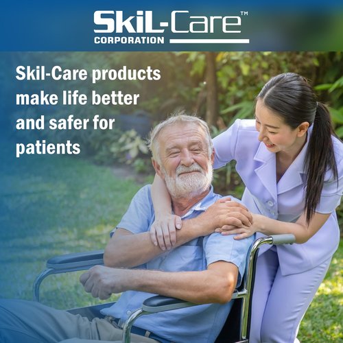 Skil-Care Adjustable Heel-Float Boot, Large/Bariatric Size, 5" Wide, Zero Heel Pressure Relief with Water-Based Gel Insert and Cozy Cloth Lining, Blue, 503154