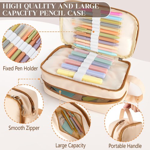 KIZZYEA Bible Journaling Kit, Bible Study Supplies with No Bleed Highlighters, Pens, Tabs, Pencil Case, Christian Gifts for Women, Bibles Accessories Kits for Bible Study Group, Students, Beginner