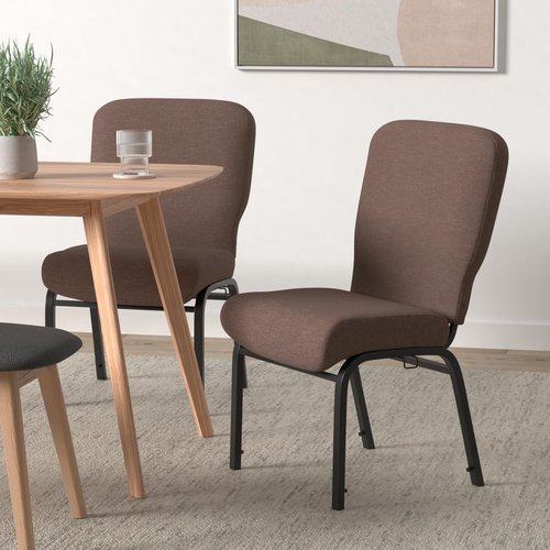 Flash Furniture Advantage Signature Elite Java Church Chair - 20 in. Wide