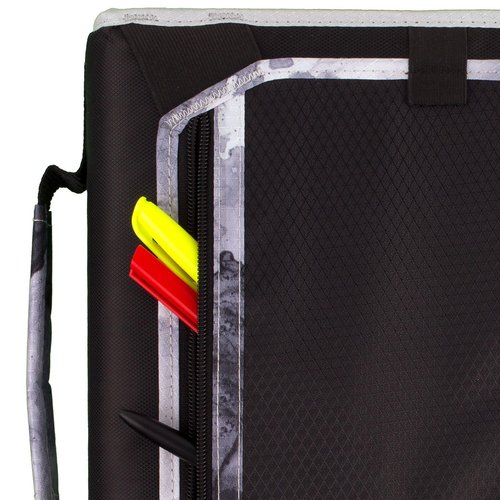 Five Star Zipper Binder, 2 Inch 3-Ring Binder with Round Rings, Expansion Panel and 5-Tab Expanding File, 580 Sheet Capacity, Black/Gray (29052IT8)