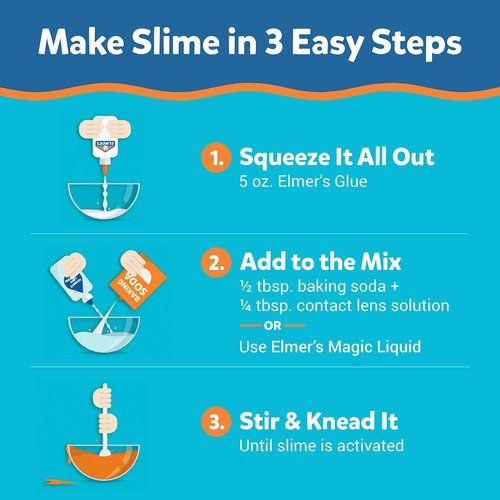 Elmer's Liquid School Glue, Clear, Washable, 5 Ounces, 24 Count - Great for Making Slime