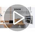 BOHDK 3-Tier Black Wall File Organizer, Hanging Mail & Document Rack, Wall & Door Mount
