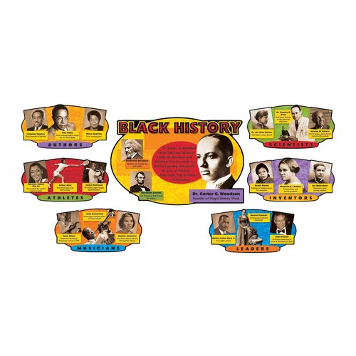 TREND enterprises, Inc. Black History Bulletin Board Set (Pack of 2)