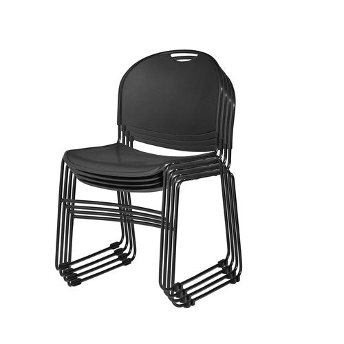 OEF Furnishings Multi-Purpose Ultra Compact Stack Chair (4 Pack)