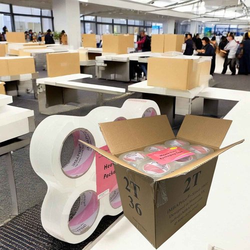iMBAPrice Sealing Tape - 1 Box of Premium (36 Roll of 110 Yards) 36x330 Feet Long 2" Wide Ultra Clear Shipping Packaging Tape