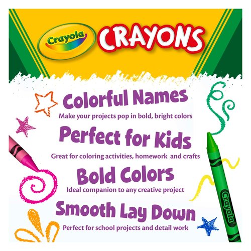 Crayola Crayon Classpack (800ct), Bulk Crayons for Kids, Bulk Back to School Essential Supplies, Large Crayon Box, Preschool Teacher Classroom Must Haves