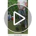 Large Foldable Utility Shopping Cart with 360° Swivel Wheels - Heavy Duty Metal, Extra Large Black