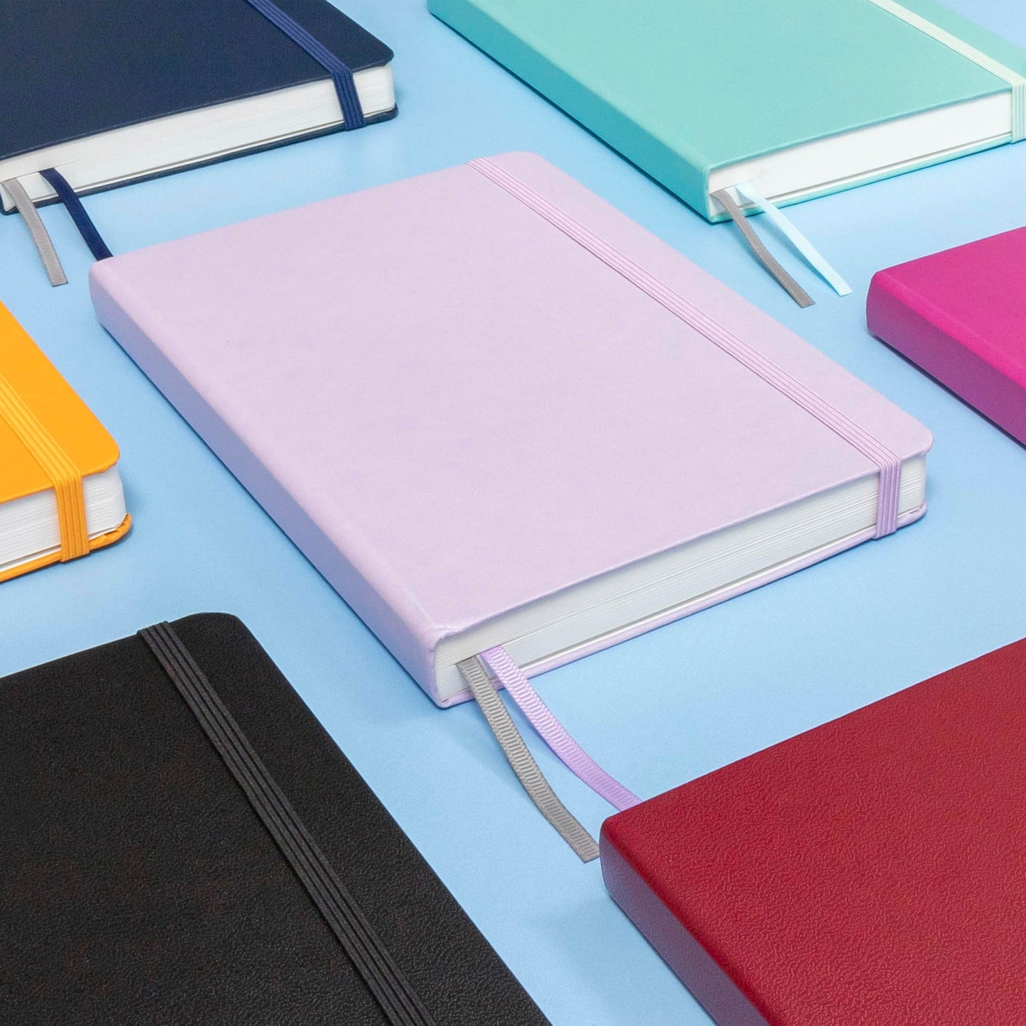 PAPERAGE Lined Journal Notebook, Hardcover Journal for Women & Men, 252 Pages, (5.6 in x 8 in), College Ruled Journaling Notebook for Work, School Supplies & Note Taking, (Blush)