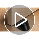 Talkfun Heavy Duty Door Stopper 2 Pack – Non-Scratch Rubber Wedge for All Floors