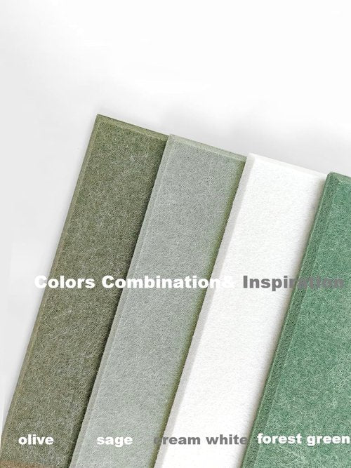 Green Bulletin Board - Felt Cork Board for Office, Home & Classroom | Olive 12-Pack