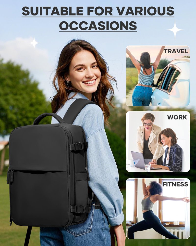 coofay Vacuum Backpack Travel with Pump Airbag Travel Backpack with Vacuum System Mochila de Viaje Compresion al Vacio Easyvacpack Vacpack Backpacks for Traveling Carry on Luggage