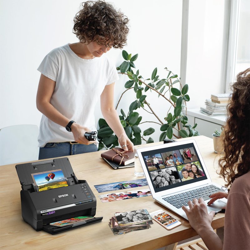 Epson FastFoto FF-680W Wireless High-Speed Duplex Photo and Document Scanner and System with USB Connect and Mobile Scanning