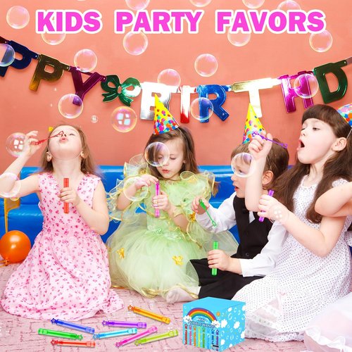 Mini Bubbles Party Favors - 100-300 Pack | Non-Candy Goodie Bag Fillers for Kids' Birthdays & Graduations