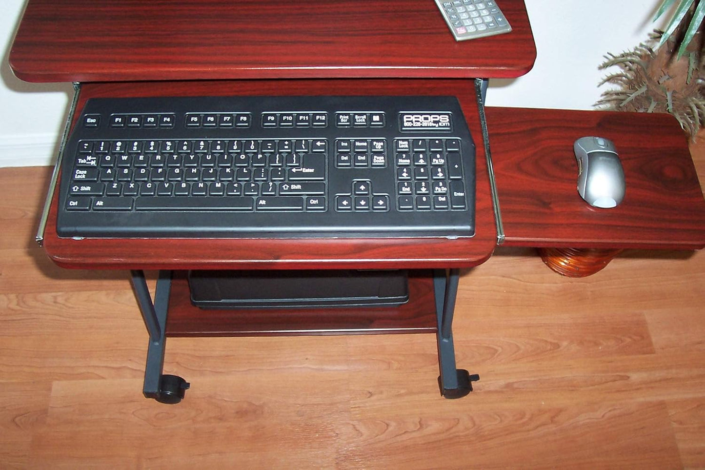CUZZI 24" Narrow Mini Compact Computer Desk - Perfect for Small Spaces, RVs & Work from Home
