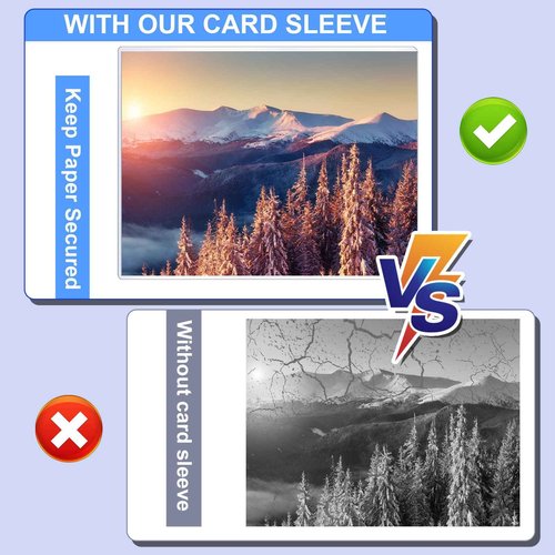 Sherr 20 Pcs 18 x 24 Inches Rigid Print Protectors Clear Hard Plastic Sheet Protectors Poster Sleeves for Protect Store and Display Photographs, Prints and Documents