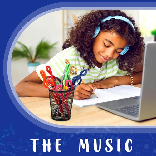 100 Pack Treble Clef Pencils Bulk with Eraser Music Note Pencils Music Themed Party Favors Colorful G Clef Pen Choir Prizes Gifts for Piano Teachers Students Artists Home Office School Supply