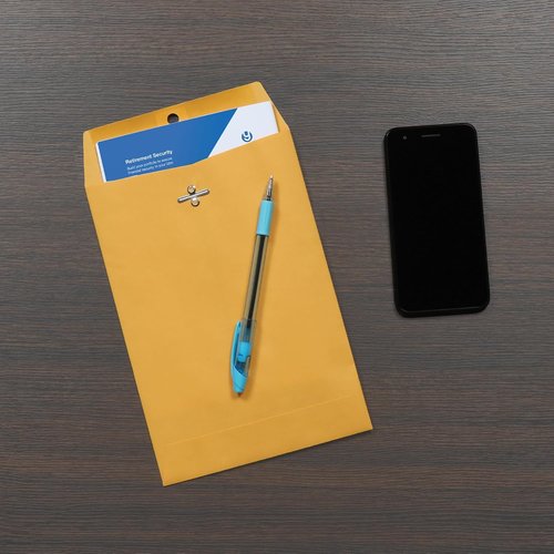 Quality Park Clasp Envelopes - Durable 28 lb Kraft Paper, 6 x 9 Inches, 100 Count Box