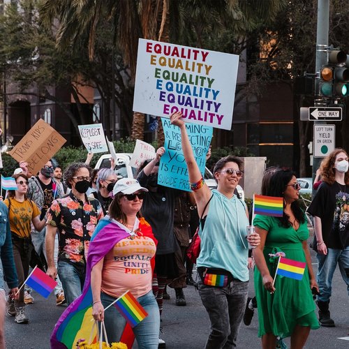 50 Pack Pride Flags Rainbow Pride Flag Small Flag Pride Month Accessories Gay LGBTQ Stick Flag USA American Rainbow Flag Hand Held Flags Decorations for Parades Rainbow Festival