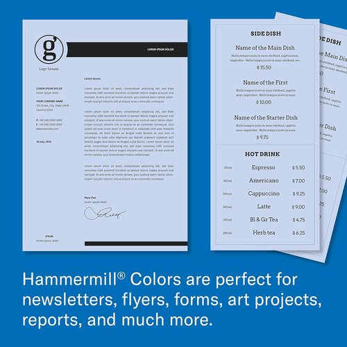Hammermill Colored Paper - 20 lb Orchid Printer Paper, 8.5 x 11 - Made in the USA, 500 Sheets