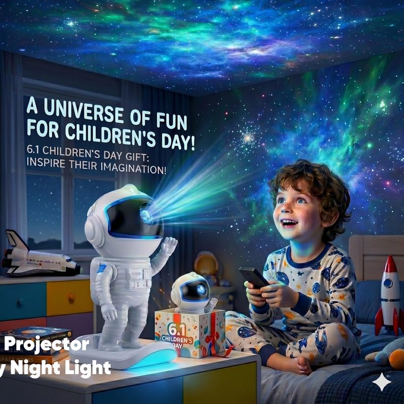 Galaxy Projector, Star Projector Night Light with Timer and Remote for Bedroom, Adjustable Head Angle Nebula Ceiling Lamp, Gifts for Adults, Teens, Christmas, Birthday, Room Decor