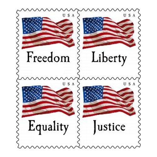 Four Flags Booklet of 20 Stamps