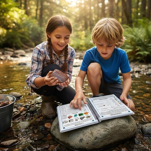 Rocks and Minerals of the United States Field Guide - Waterproof Coating | Discover Crystals, Gems & Geodes