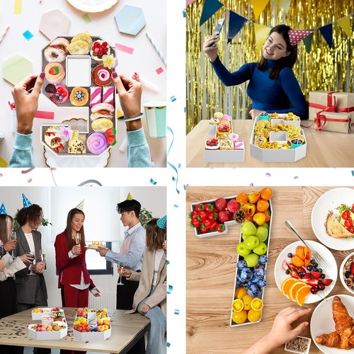 Paready 13.78" Fillable Cardboard Number 1 - Charcuterie Foam Board for 1st Birthday & Anniversary Decor