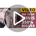 Vision Aid Expert Edition USB Rechargeable Magnifying Glasses with LED Light & Storage Case, Hands-Free Head Magnifier for Crafts & Close Work