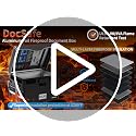 DocSafe 16.2x12.6x10.7 Inch Fireproof Document Safe Box with Lock, Heat Insulated, Collapsible, Black